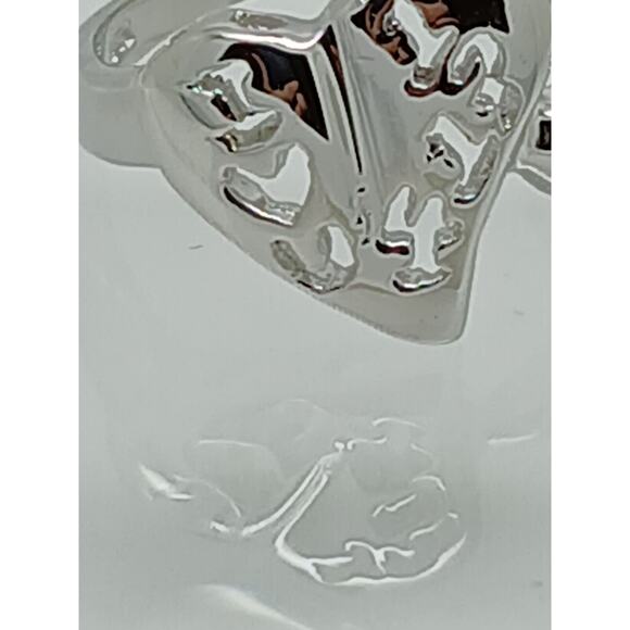 Vintage Estate Jewelry .925 Thailand Sterling Silver Ring Size 5.5 I LOVE YOU - Picture 16 of 16